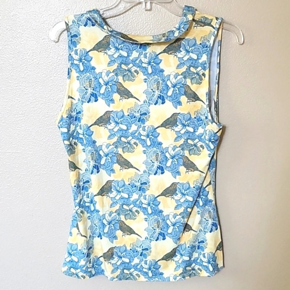 ModCloth Bird Printed Sleeveless Summer Top - Picture 5 of 7